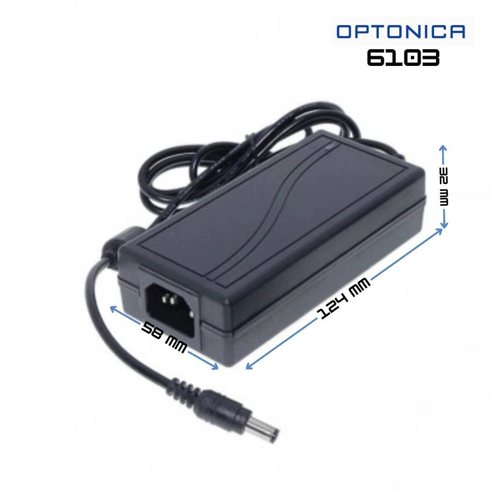 Alimentatore 60w 12v 5a per strisce led ip20 interno