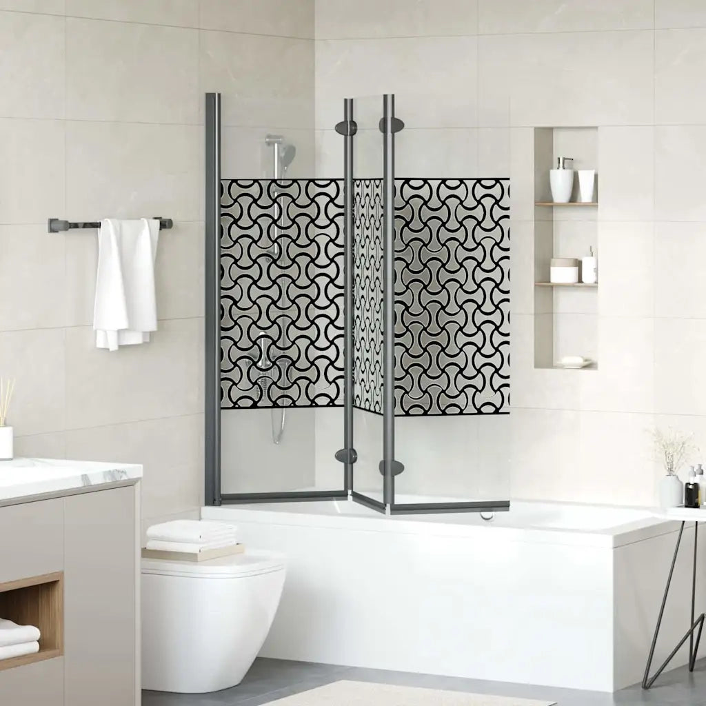 Involucro Doccia Nero e trasparente 130 x 130 cm