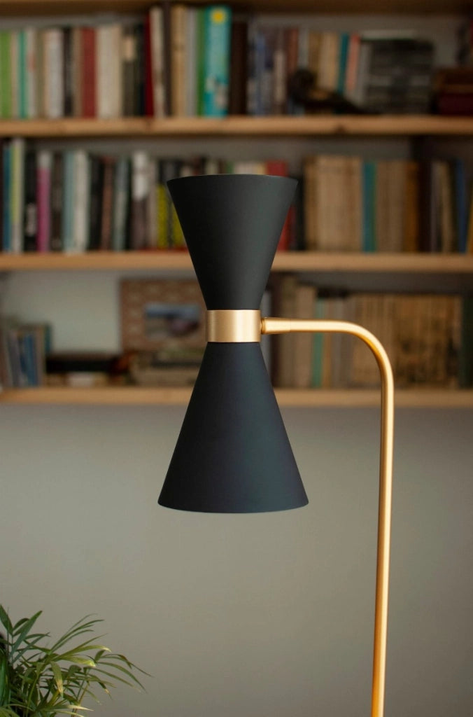 Lampada da scrivania CORNET Maxlight nero oro LED 10W