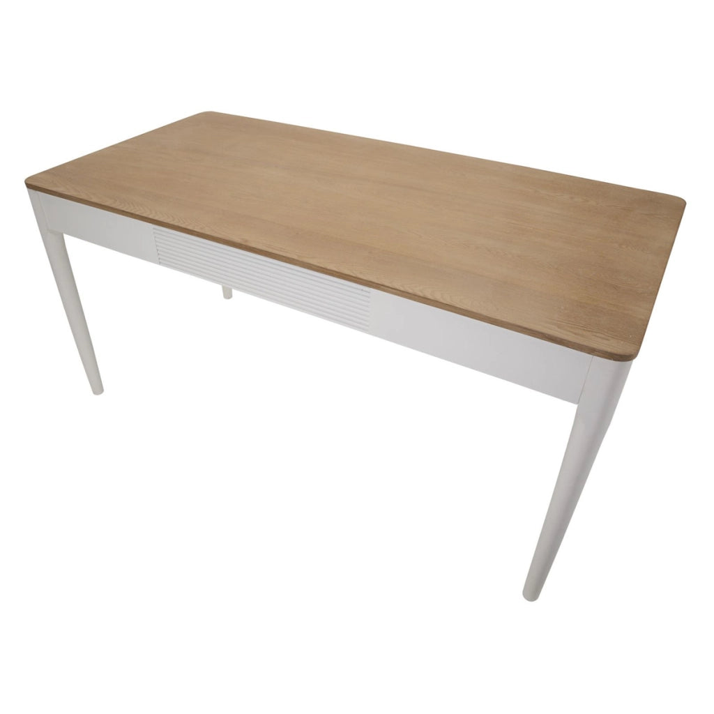 Tavolo VKH572, Bianco, Legno, 180x60x80 cm