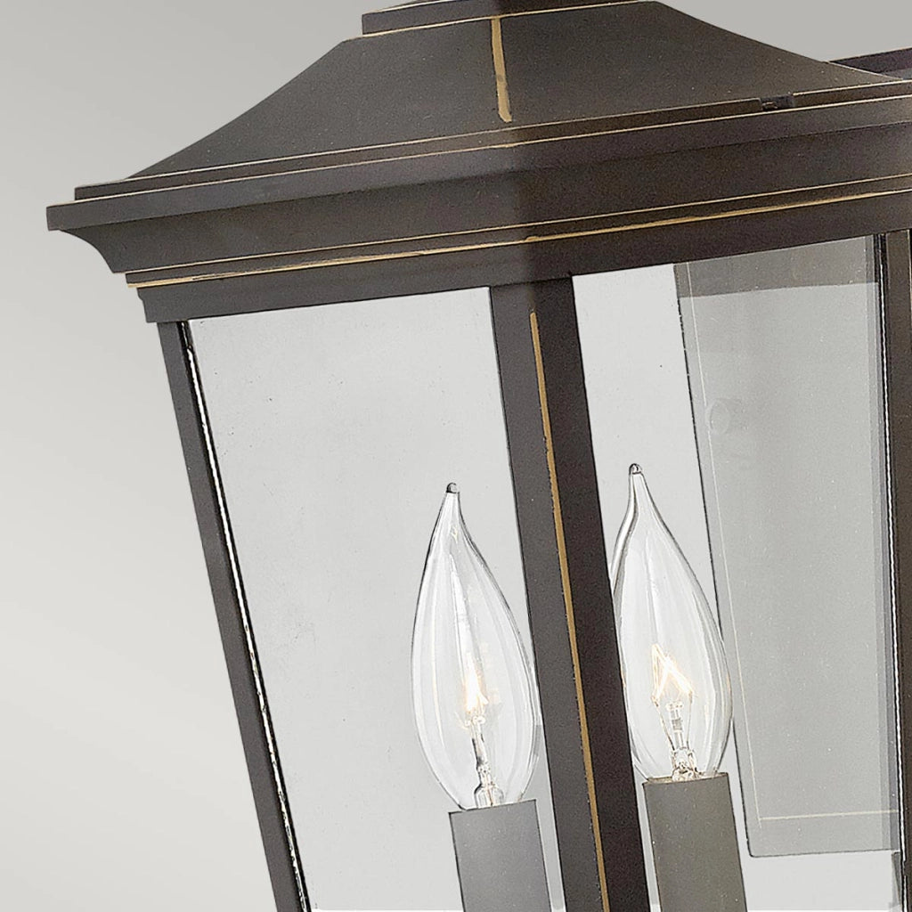 Applique esterna classica Bromley bronzo E14 2x60W Hinkley