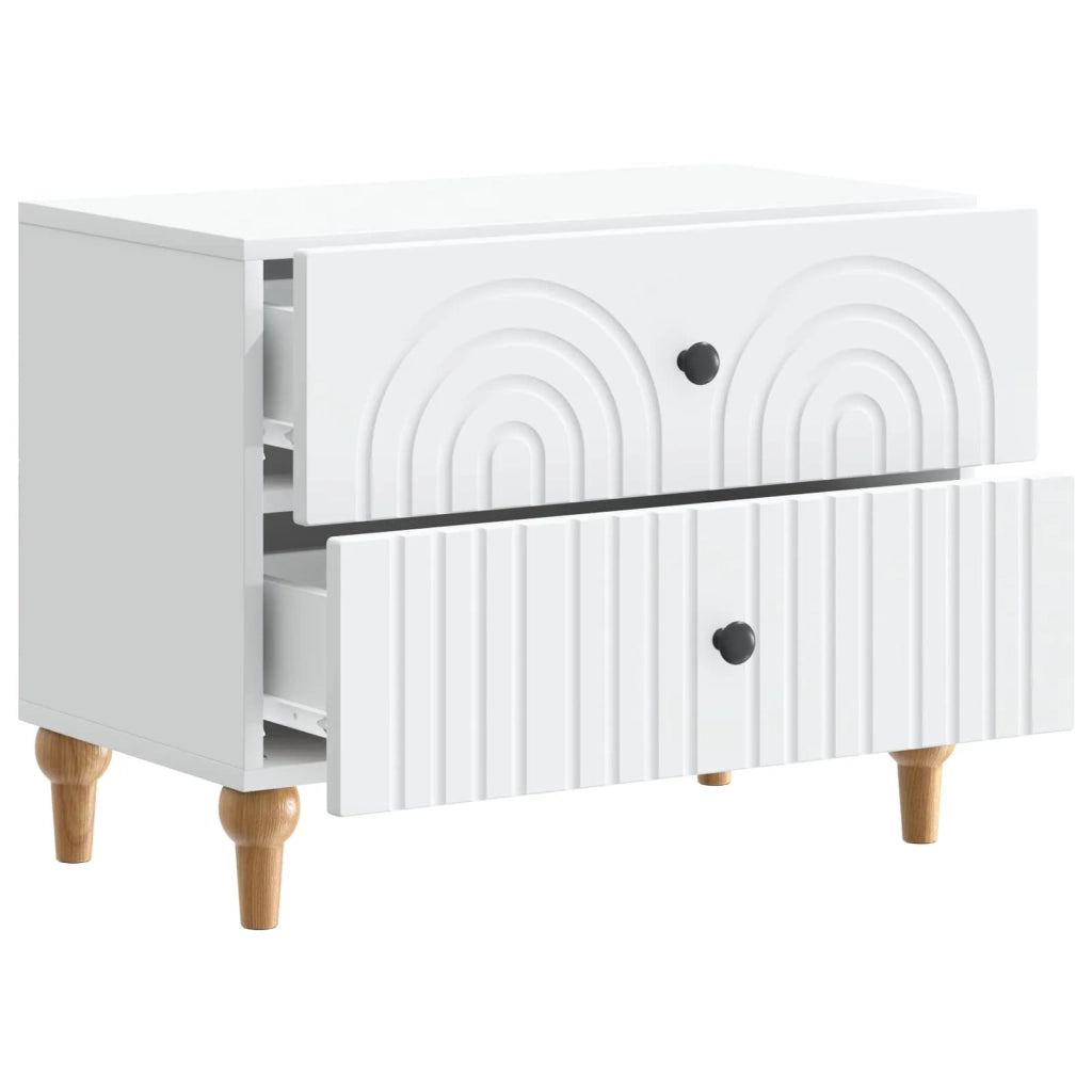 Armadio da Notte Bianco 62 x 34,5 x 48 cm Legno ingegnerizzato 894085