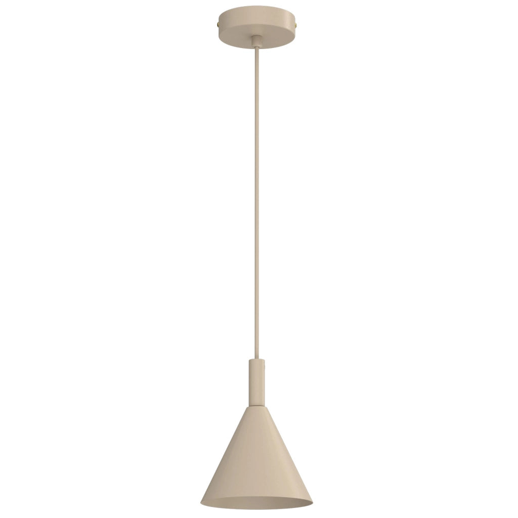 Lampada sospesa Vins 1xGU10 beige metallo Luminex