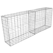 2 Gabbioni per Sassi da Giardino e da Esterno 100cm x 95cm x 30cm in Acciaio