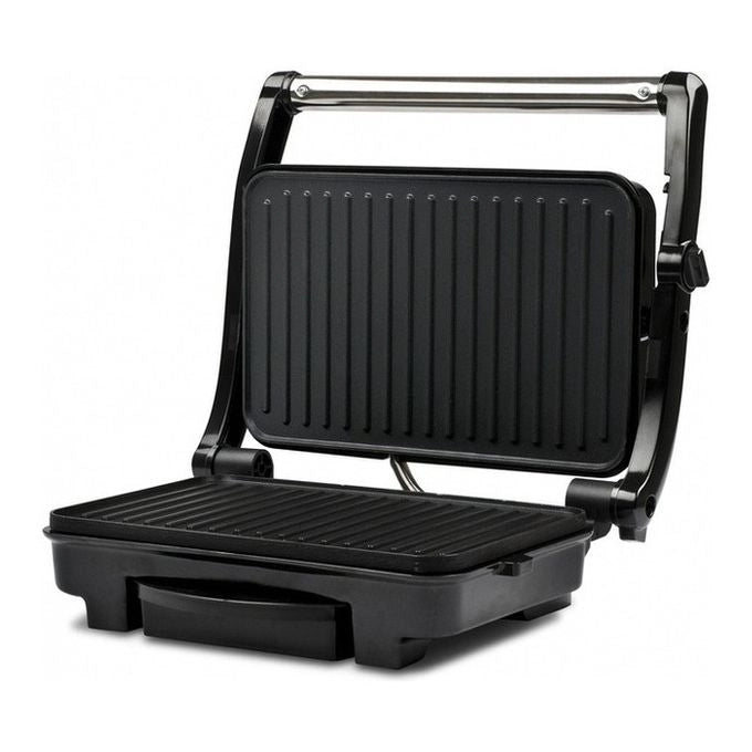 Girmi BS11 Bistecchiera Elettrica da Tavolo con 2 Piastre Antiaderenti 1500 W Regolazione Continua della Temperatura colore Nero