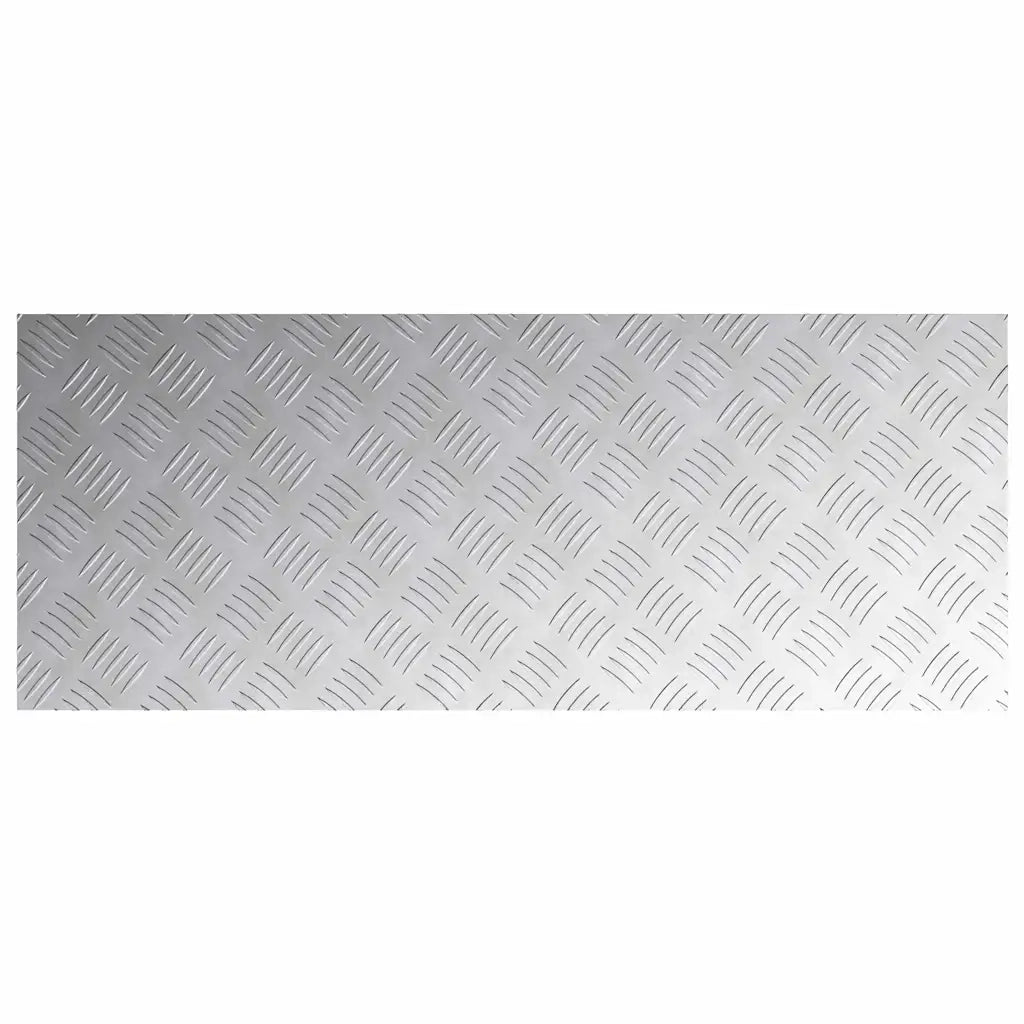 Gradini per Scale 2 pz | Tappetini per scale autoadesivi Argento 100 x 40 cm Alluminio