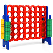 Gioco gigante Forza Quattro 120 x 42 x 104 cm divertente ed educativo realizzato in plastica rossa e gialla 20_0021106
