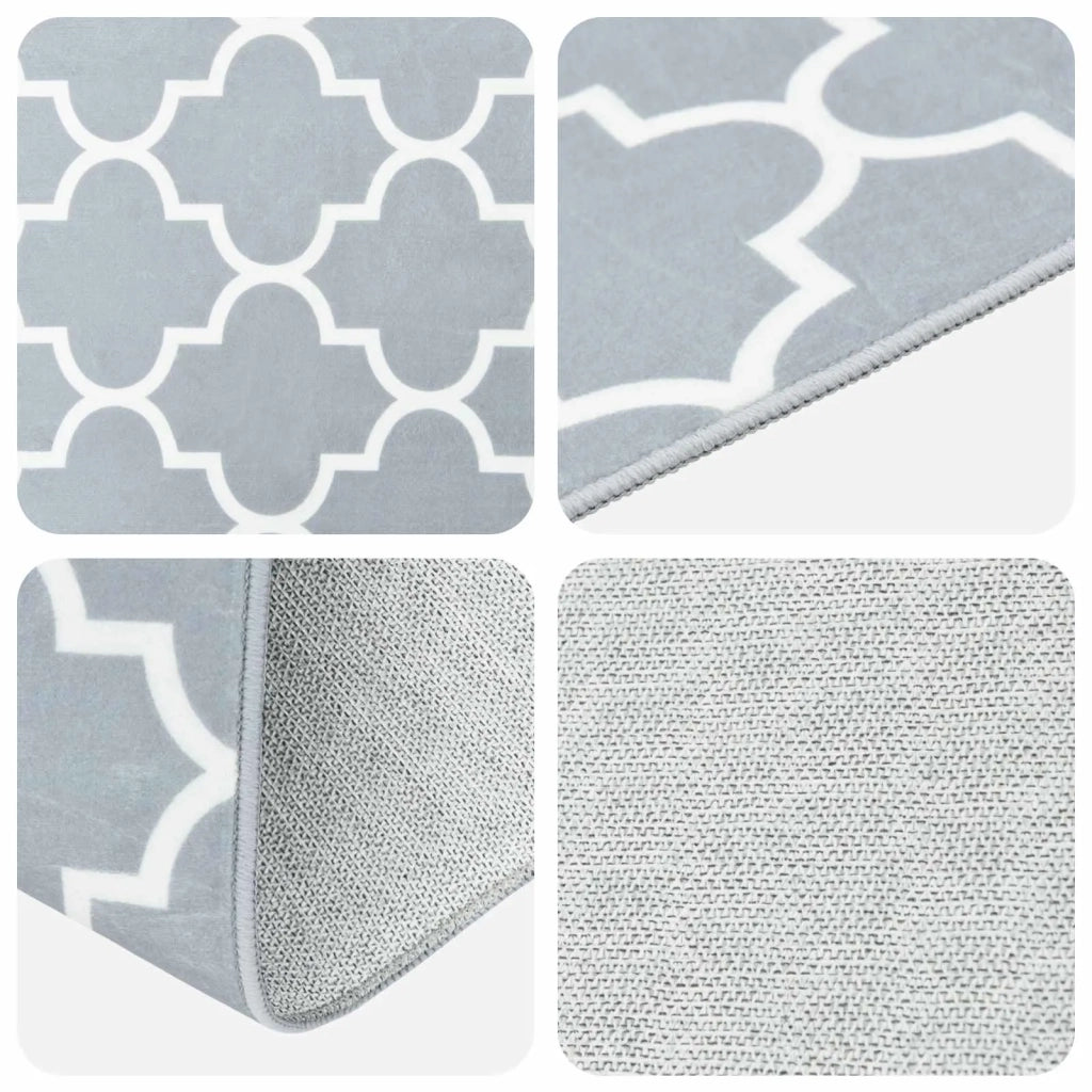 Runner Tappeto ORIZ 1150 gsm Grigio e Bianco 42045439