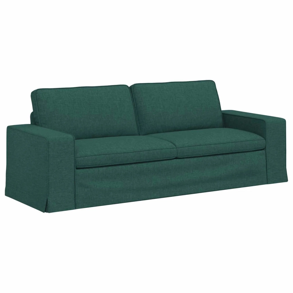 Set di divani 2 pcs Verde Scuro 222 x 80 x 82 cm Tessuto 3407591