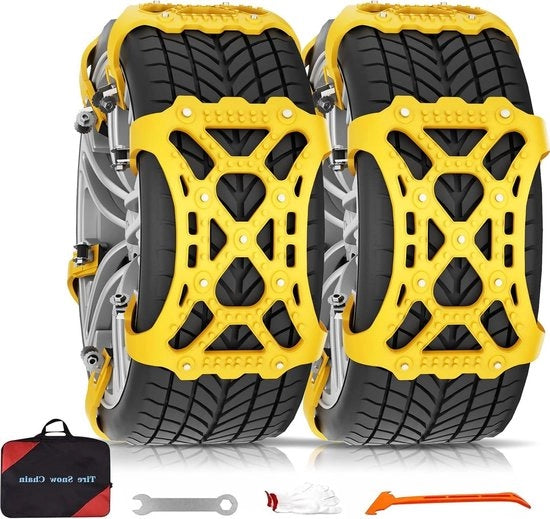 Catenne invernali universali per pneumatici da 165 a 265 mm - 6 pezzi
