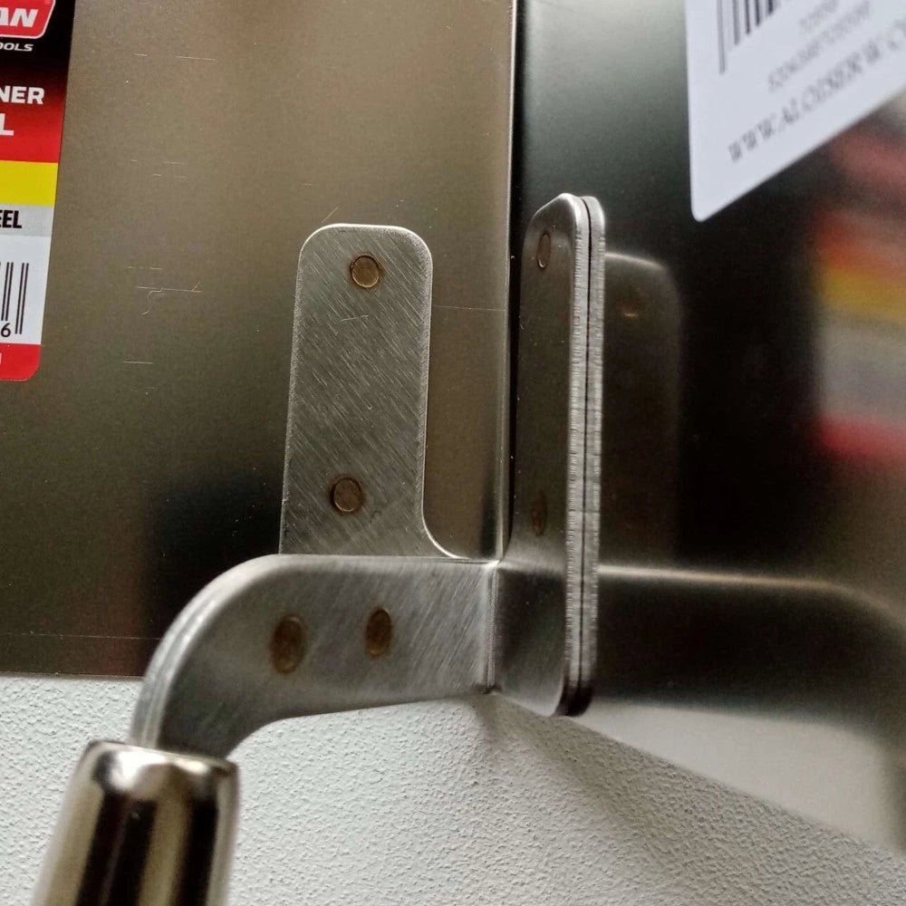 Benman cazzuola di acciaio inox per angoli interni manico legno
