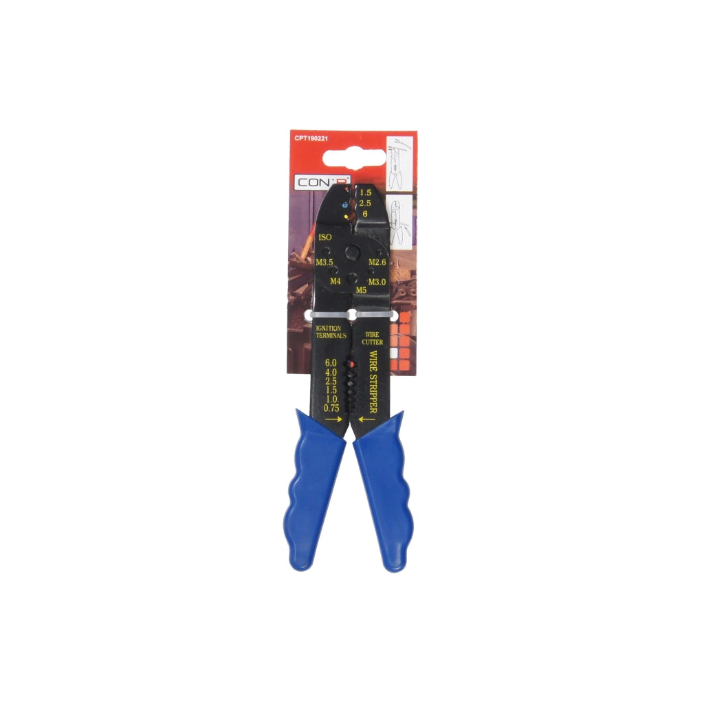 Pinza per Capicorda Isolata Spelafili Taglia Cavi Fili Elettrici 210 mm Masidef