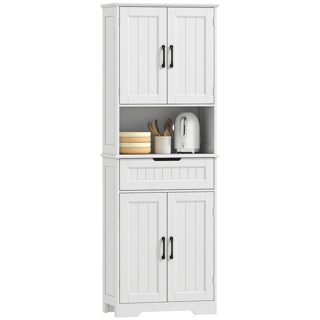 Credenza Cucina con Armadietti e Cassetto ¨C Minimal ¨C Bianco