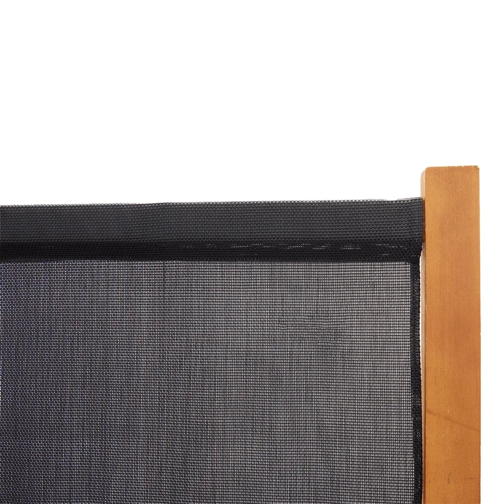 Divisorio Ambienti | Divider per stanze | Paravento a 4 Pannelli Nero 280x180 cm