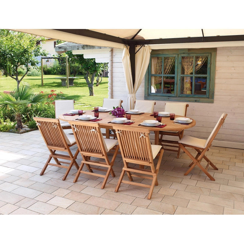 Sedia pieghevole Salina MOIA in teak