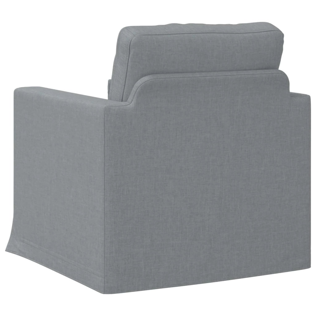 Divano Grigio chiaro 78 x 78 x 80 cm Tessuto 42024348
