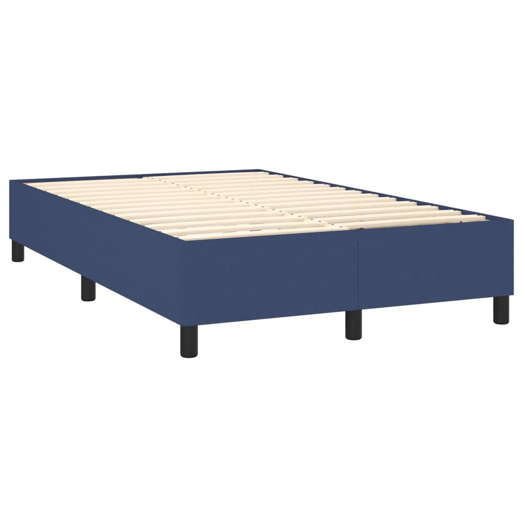 Giroletto a Molle con Materasso Blu 120x200 cm in Tessuto 3136427
