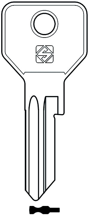 Silca CHIAVE OTTONE CS183 (G. VAC 0) CISA 20.00 pz