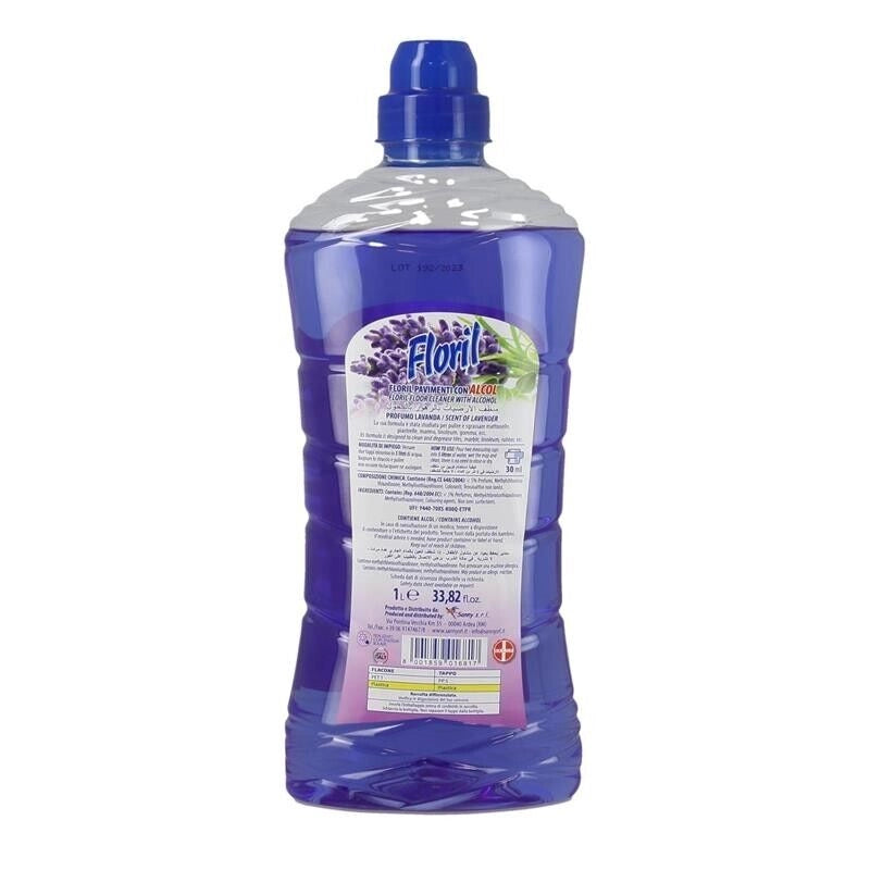 DETERGENTE IGIENIZZANTE LIQUIDO FLORIL ALLA LAVANDA DA 1 LT