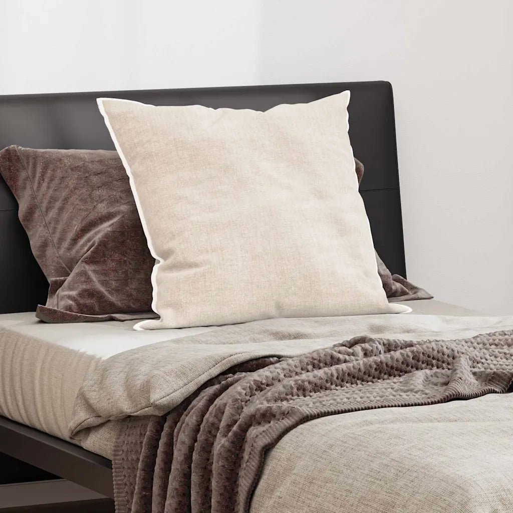 Cuscino con cuscino Bianco 81 x 81 x 40 cm Cotone e Poliestere 42007799
