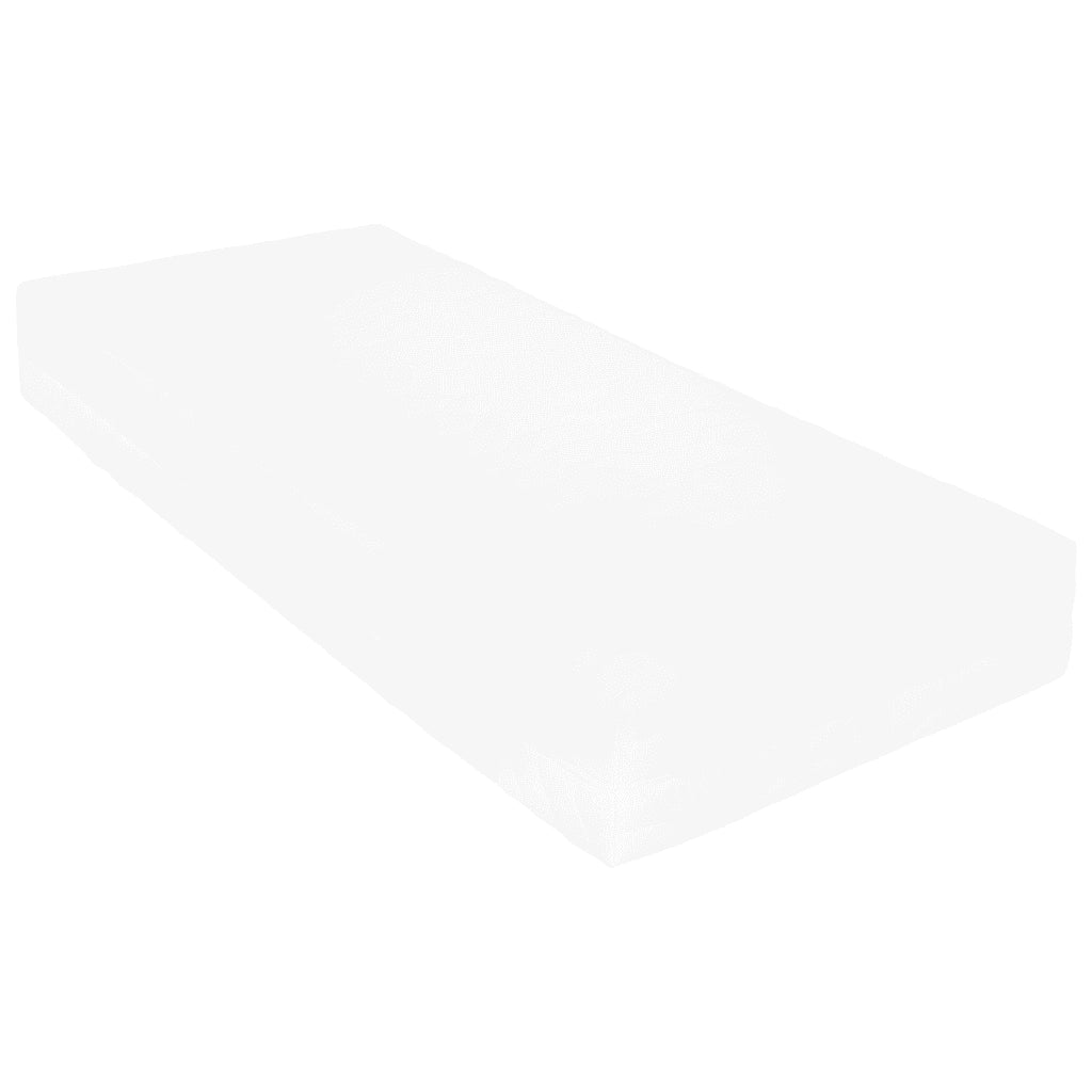 Divano Letto con Materasso 90x200 cm Bianco in Legno di Pino 3083560