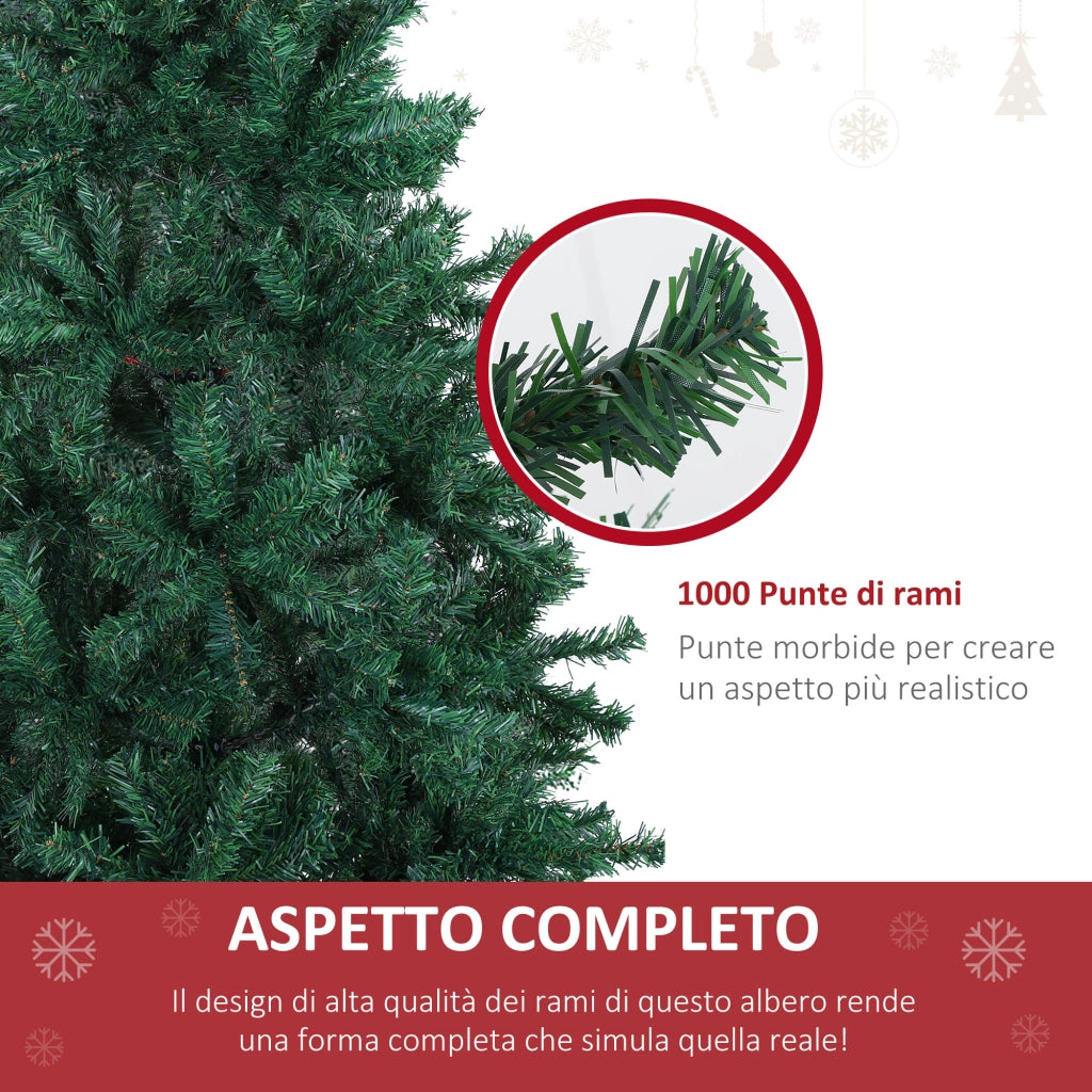 Albero di Natale Artificiale 180 cm ¨C Minimal ¨C Base Acciaio
