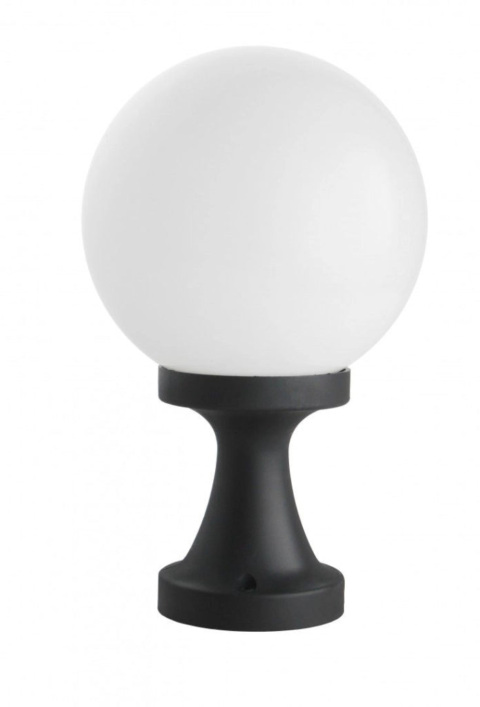 Lampada da giardino sfera 20cm nera E27 IP43 SU-MA