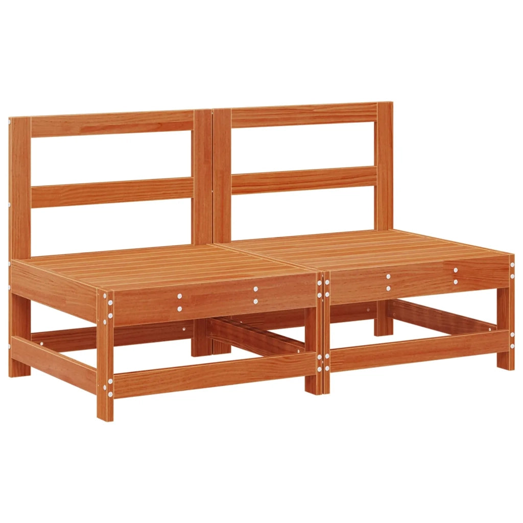 Set Lounge da Giardino 8 pcs Marrone Cera