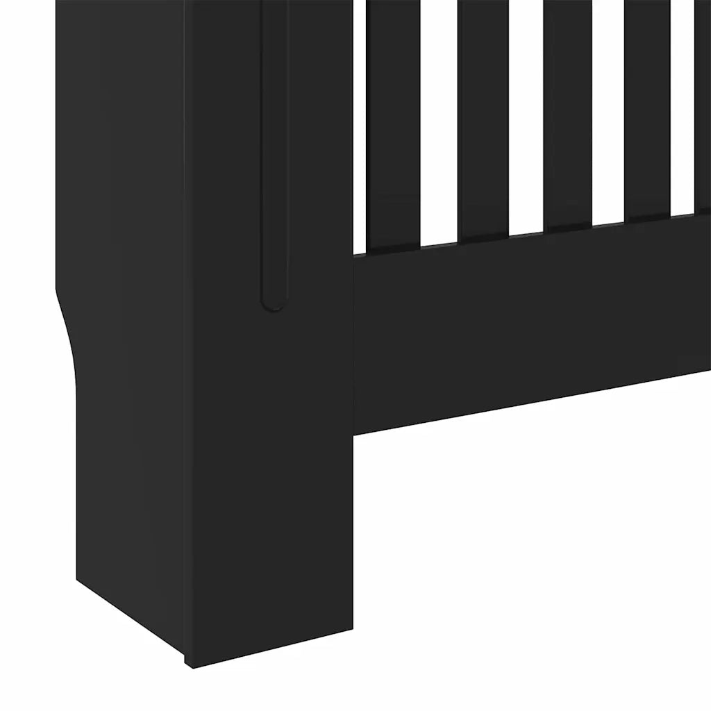 Copertura per radiatori Nero 78 x 19 x 81,5cm Legno multistrato 3403242