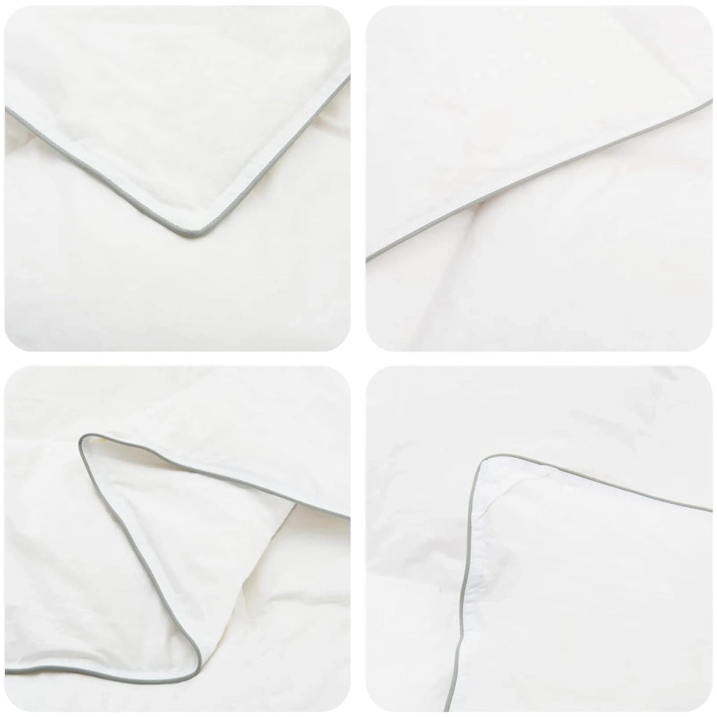 Set di piumone e cuscini 2 pcs 155x200 cm 4 stagioni 300 GSM 3441076