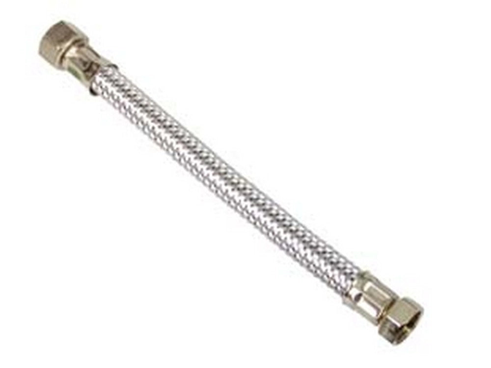 10pz flessibile inox f3/8 - f3/8 - f 3/8" f 3/8" cm.35 cod:ferx.fer182683