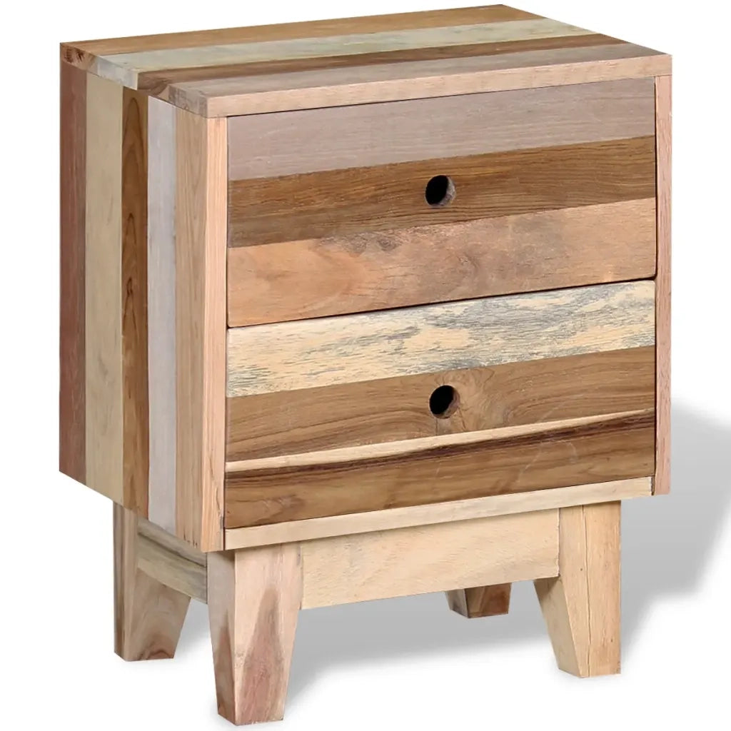 Comodino in Legno Massello di Recupero 244234