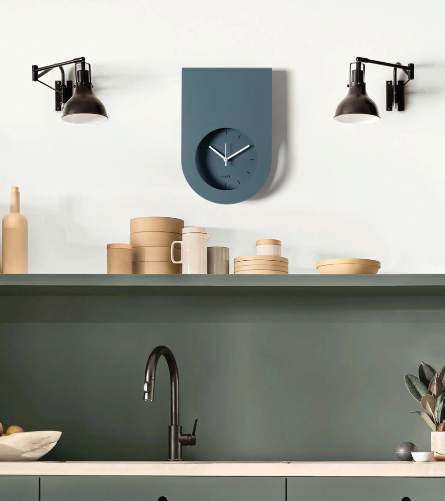 Orologio di design minimal Lembo Blu oltremare