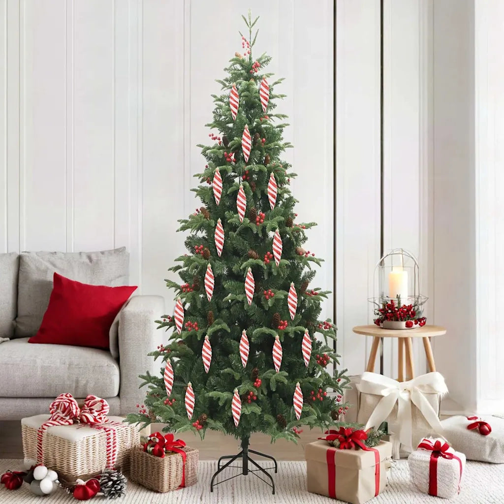Palla a spirale di Natale 40 pcs Rosso Plastica 42018901