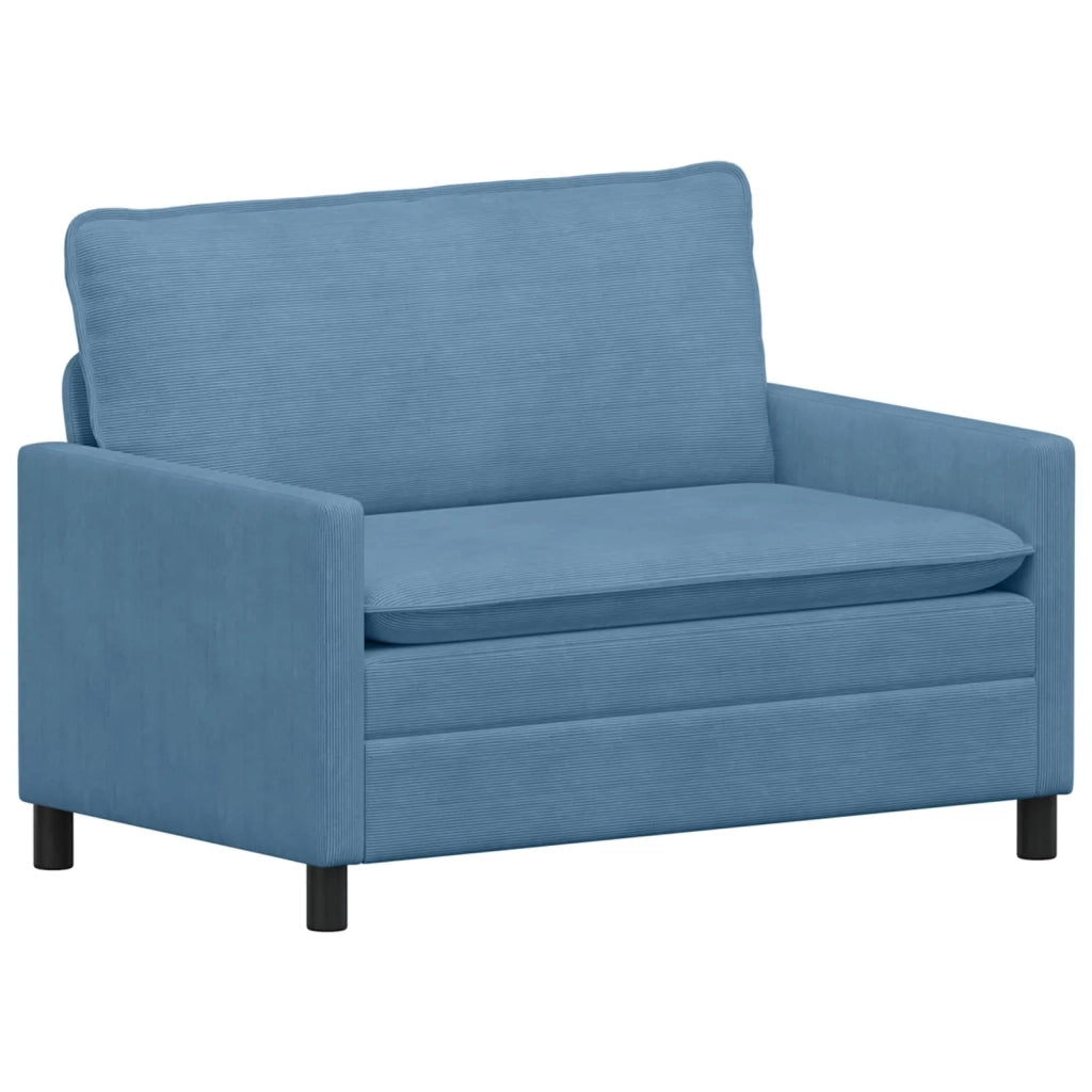 Set di divani 2 pcs Blu Tessuto 3417044