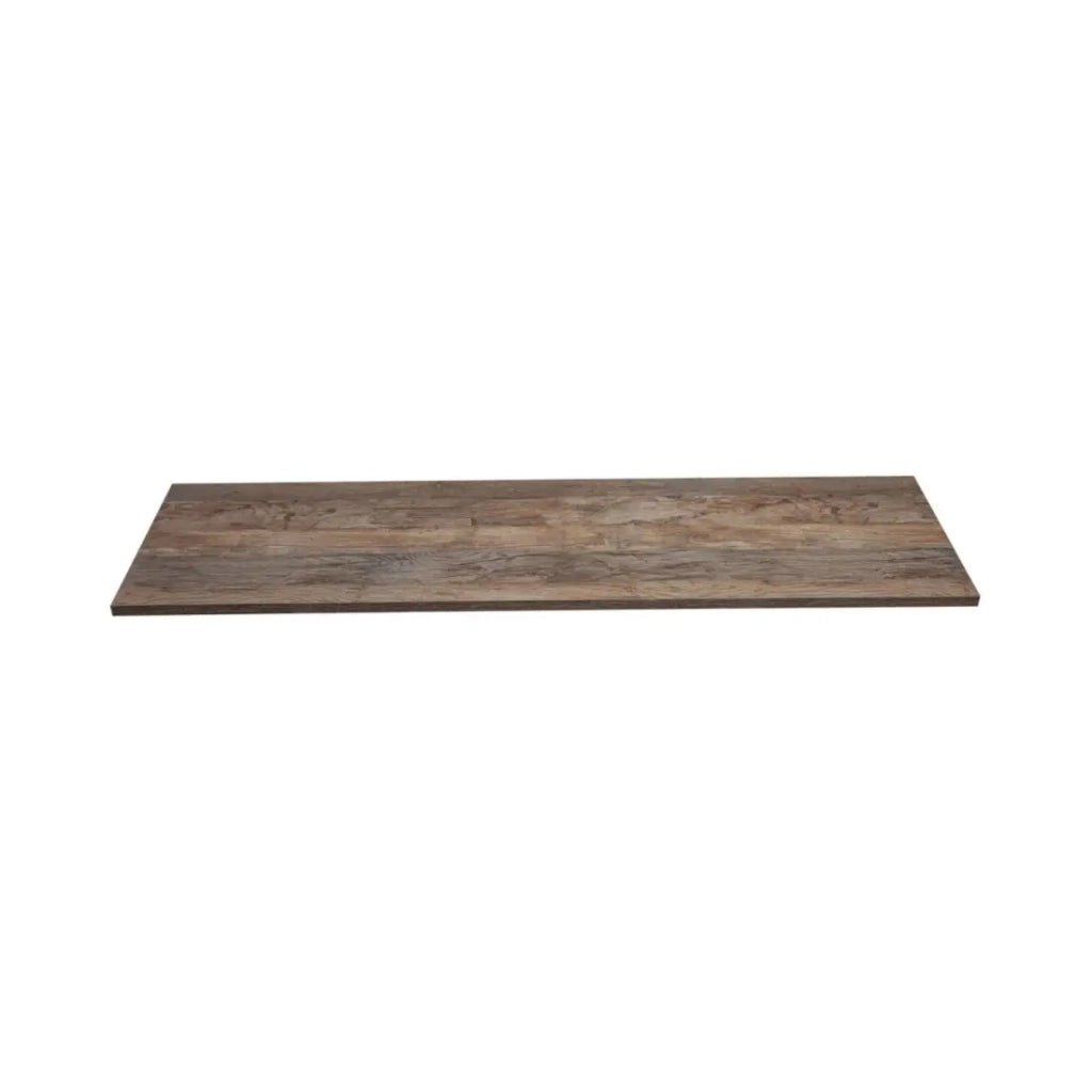 Piano lavabo VANTA quercia scura 160 cm - Mensola da bagno