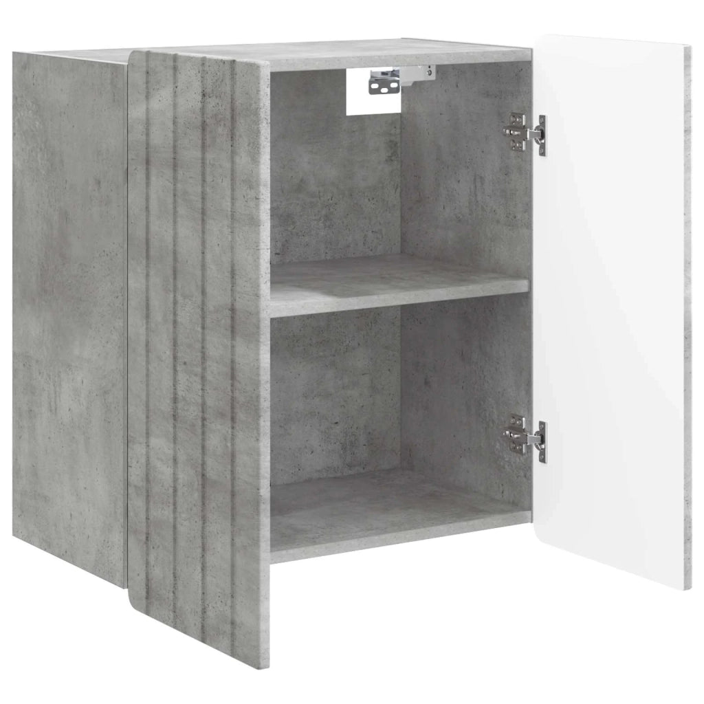 Mobiletto a muro Grigio Cemento 59 x 31 x 64 cm 898238