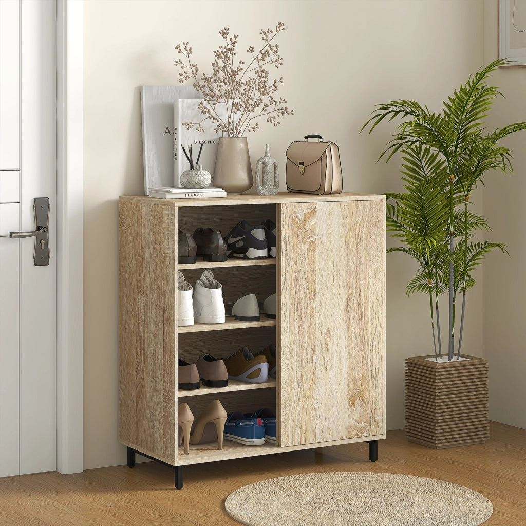 Armadio Scarpiera 4 Livelli Regolabile ¨C Minimal ¨C Bianco 80x40x93 cm