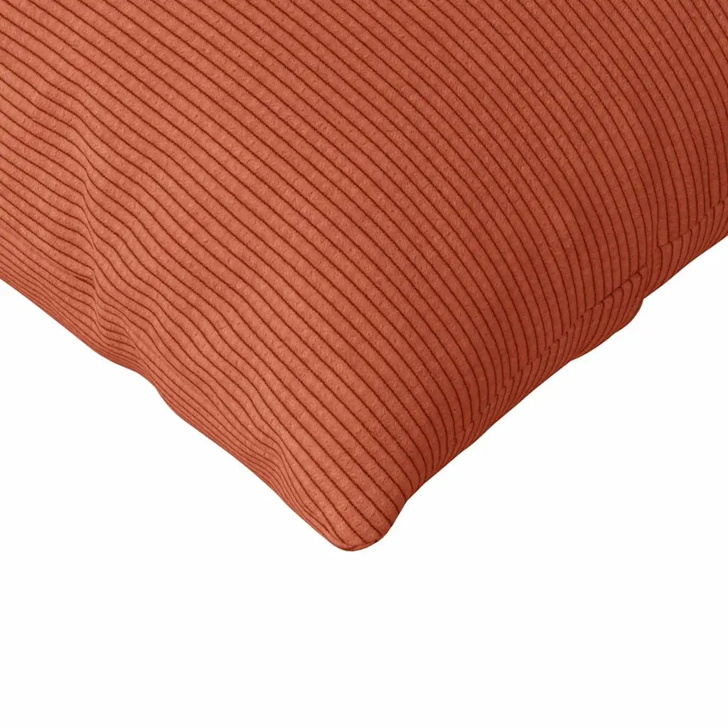 Cuscini da Divano 2 pz-Set di 2 Cuscini per Sofa Rosso Arancio 120 x 40 cm