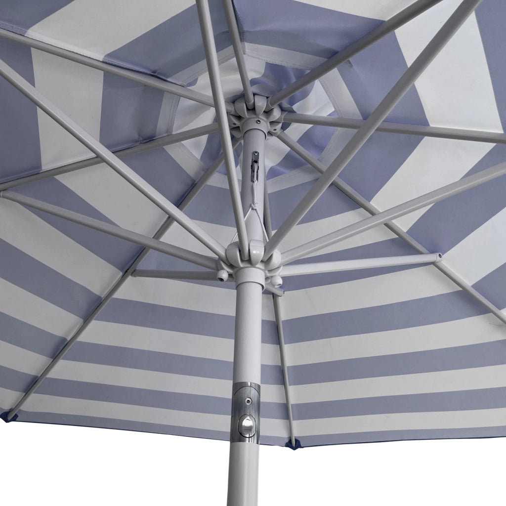 BANDOLOmbrellone rotondo diritto diametro 2,70 m con strisce blu