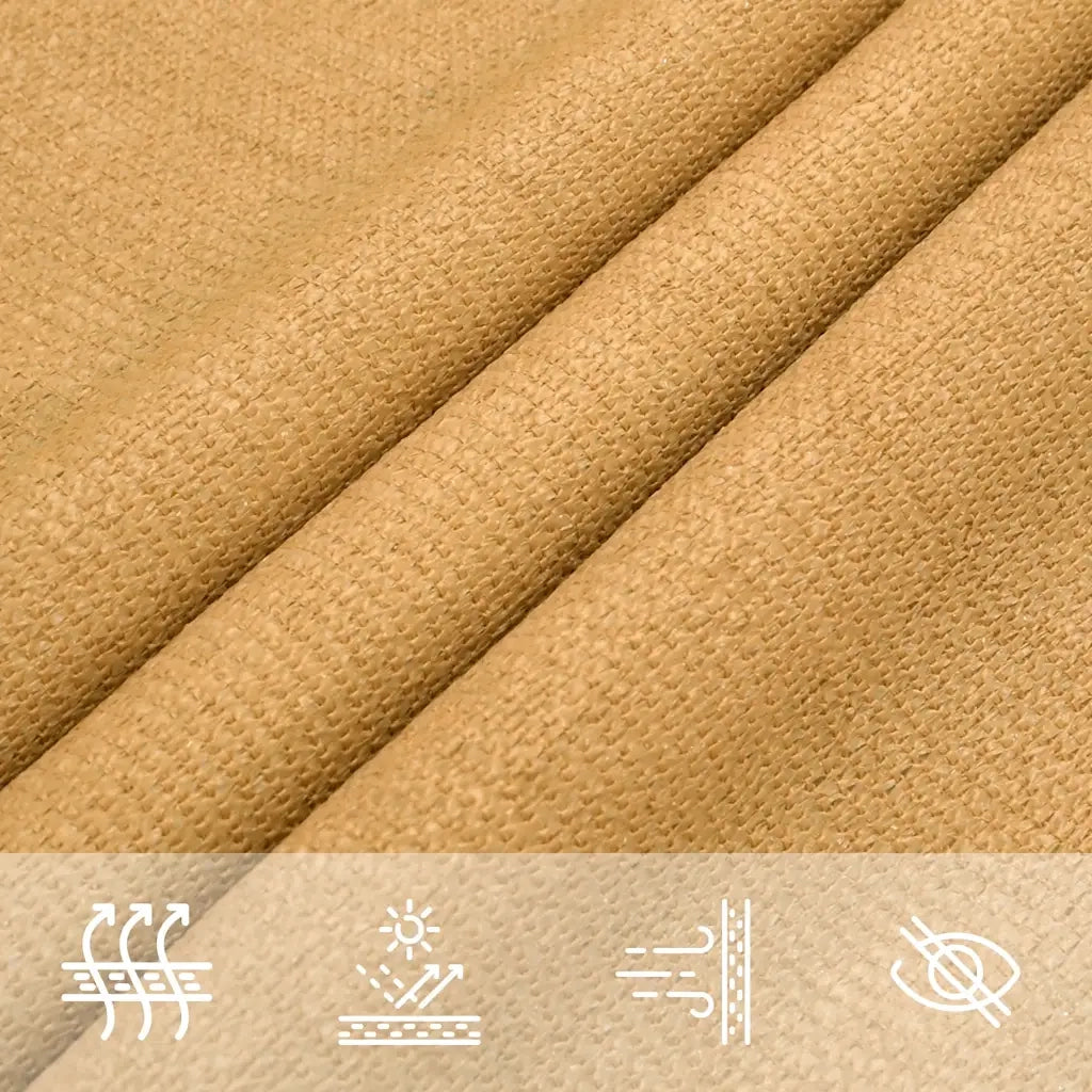 Vela Parasole 160 g/m² Trapezio Grigio Chiaro 4/5x4 m in HDPE 4002073