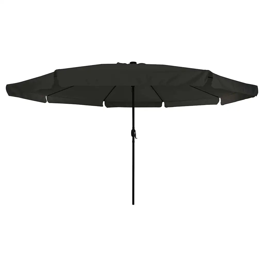 Ombrello da giardino Nero 395 x 395 x 245 cm Poliestere 42003650