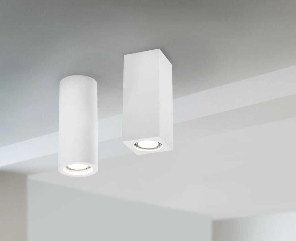 Plafoniera Ceiling & Wall in Alluminio Focus Bianco
