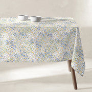 Tovaglia in resina antimacchia blu 100x135 cm JAVA