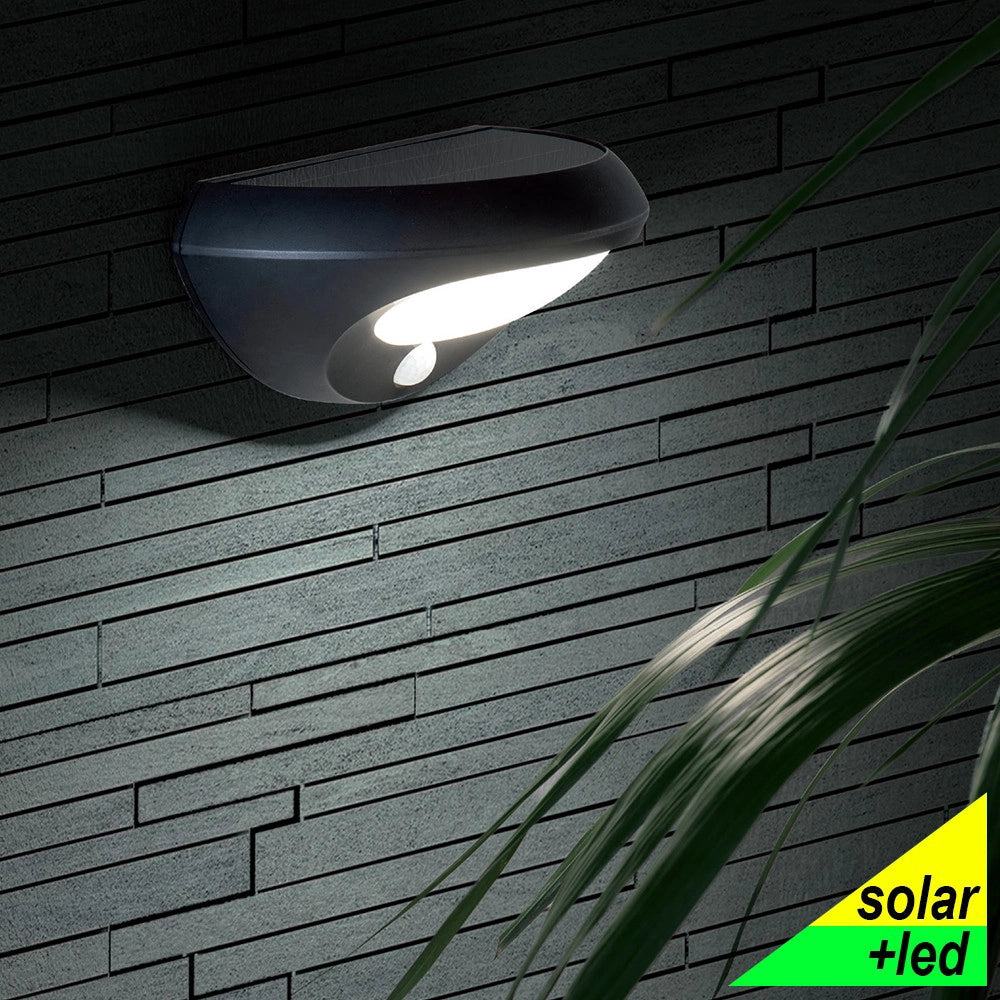 OVVO Applique Solare Led Con Pannello e Sensore 99183 Sovil