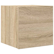 Mobile TV multimediale mensola TV mobile TV sala da pranzo soggiorno camera da letto a parete rovere Sonoma 30,5 x 30 x 30 cm marrone 02_0028147