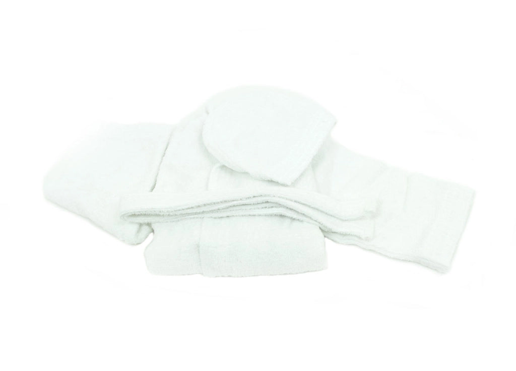 Accappatoio Per Bambini In Spugna Modello Children Colore Bianco - 8 Anni - Bianco