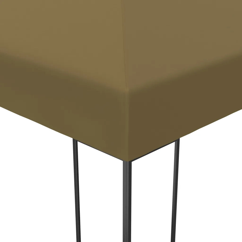 Gazebo | Pergolato con Luci LED a Stringa 3x4 m Grigio Talpa