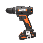 Avvitatore a Batteria 20 Volt WX100 con Coppia 30 Nm e Mandrino 10 mm per Foratura e Avvitatura - Worx