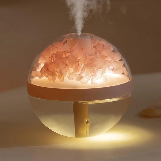 Draagbare lucebevochtigatore con lampada notturna - capacità 270 ml